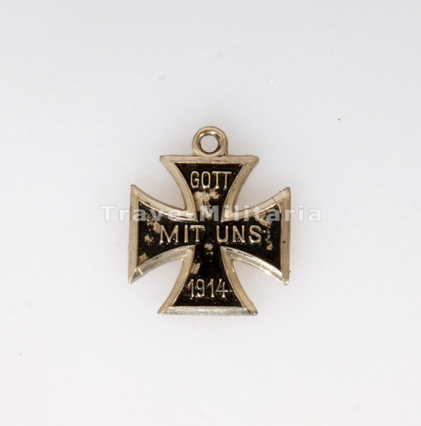 Patriotika Anhänger Eisernes Kreuz 1914 Gott mit uns