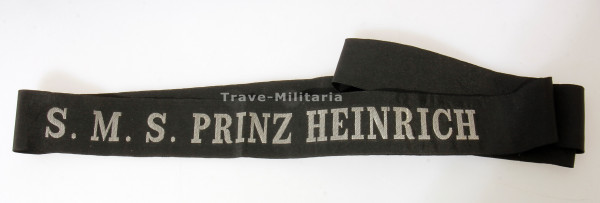 Kaiserliche Marine Mützenband "S.M.S. Prinz Heinrich"