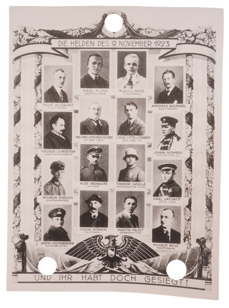 Fotoabzug ,,Die Helden des 9. November 1923- und ihr habt doch gesiegt"