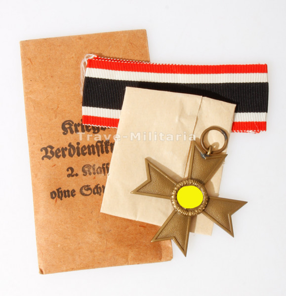 Kriegsverdienstkreuz 2. Klasse ohne Schwerter in Tüte