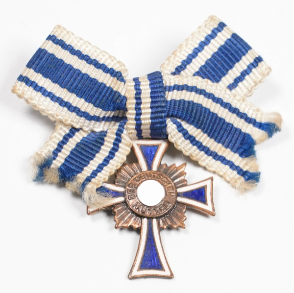 Miniatur Ehrenkreuz der Deutschen Mutter in Bronze
