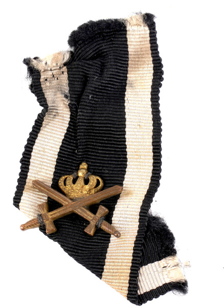 Preußen Band mit Auflage Hausorden von Hohenzollern Ritterkreuz