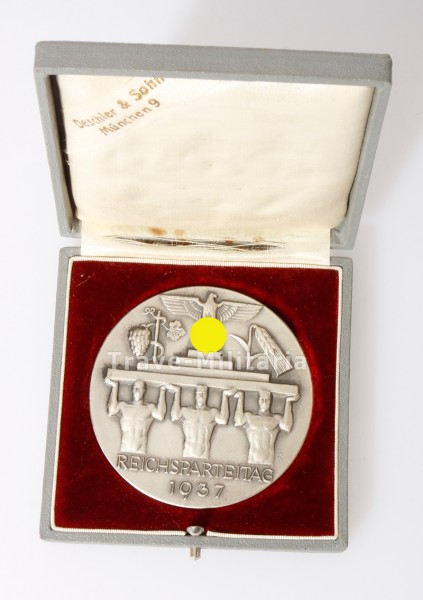 NSDAP Reichsparteitag 1937 Große Medaille im Etui
