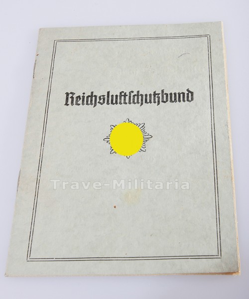 Reichsluftschutzbund Mitgliedsausweis für eine Frau