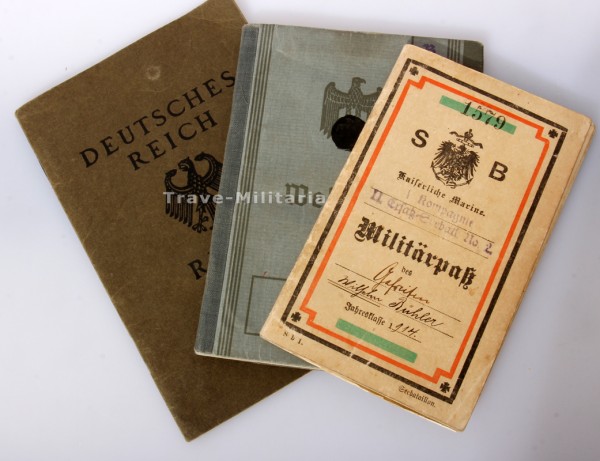 Pässe Wilhelm Bühler XII. See Bataillon und Marine Infanterie-Regiment 3