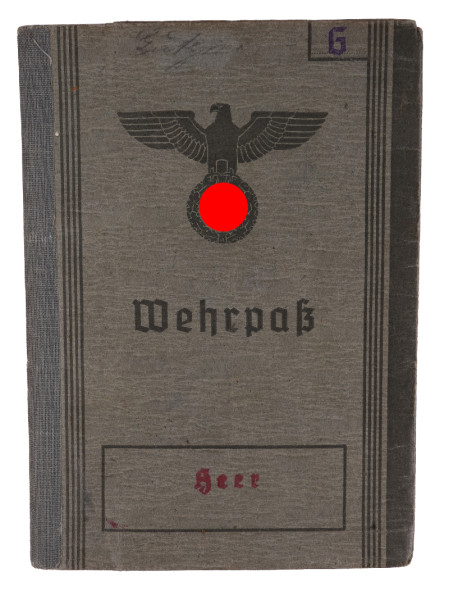 Wehrpass Gützmer Aufkl. Abt. 257. Pz. Jg. Abt. 257