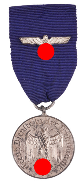 Dienstauszeichnung der Wehrmacht 4. Klasse für 4 Jahre