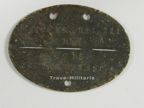 Erkennungsmarke Inf. Ers. Btl. 211