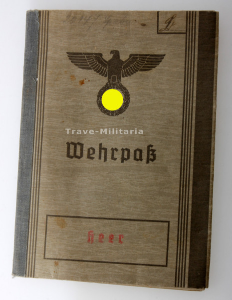 Wehrpass Brennicke alte Armee M.G.K.Ldw.Inf. Regt. 80