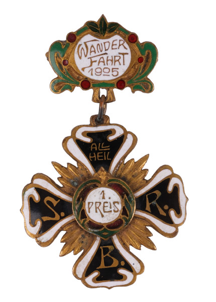 Sächs. Radfahrer-Bund (SRB) 1. Preis Wander-Fahrt 1925