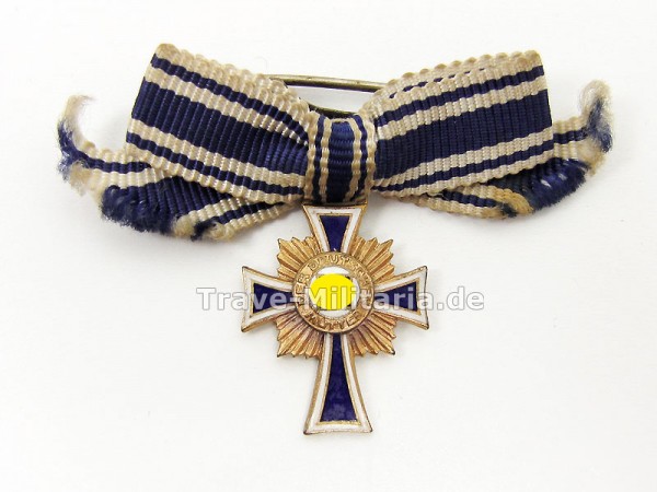 Miniatur Ehrenkreuz der Deutschen Mutter in Gold