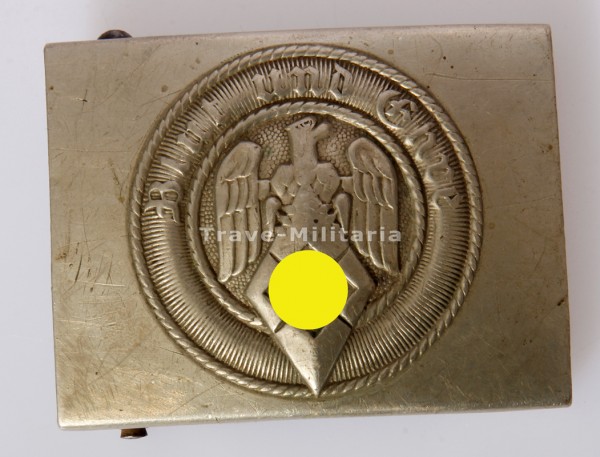 HJ-Hitlerjugend Koppelschloss frühes Neusilberschloss