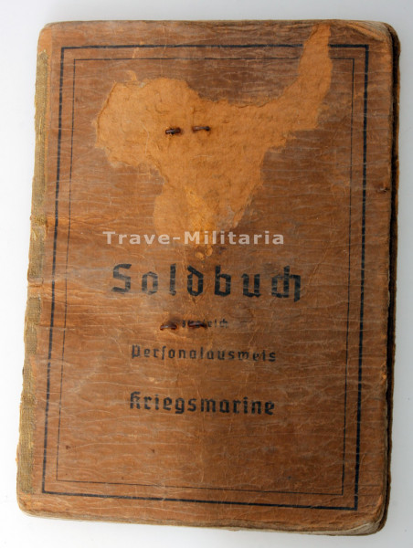 Soldbuch Josef Rung Marine-Flak-Abteilung 806