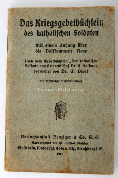 Kriegsgebetbüchlein des katholischen Soldaten 1916
