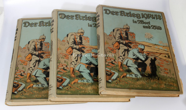 Der Krieg 1914/18 in Wort und Bild - Alle 3 Bände