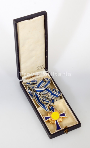 Ehrenkreuz der Deutschen Mutter in Gold im Etui