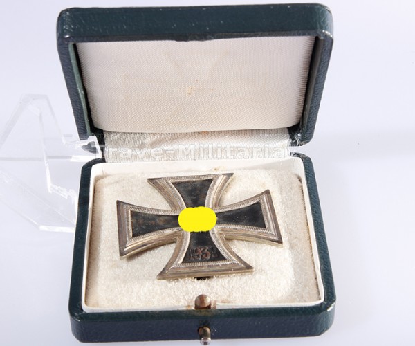 Eisernes Kreuz 1. Klasse 1939 im grünen Etui