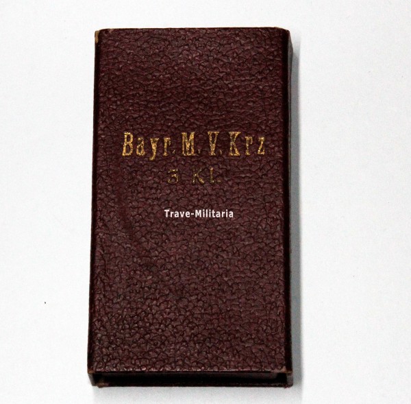 Bayern- Militärverdienstkreuz 3. Klasse mit Schwertern im Etui
