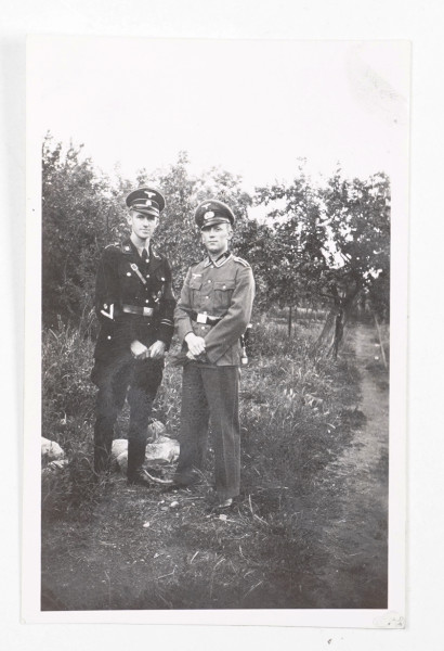 Foto SS-Mann und Unteroffizier der Wehrmacht