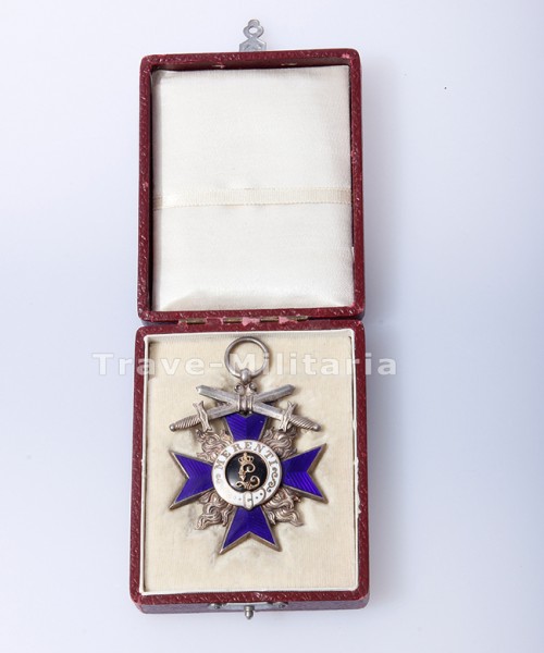 Bayern Militär Verdienst Orden Kreuz 4. Klasse mit Schwertern im Etui