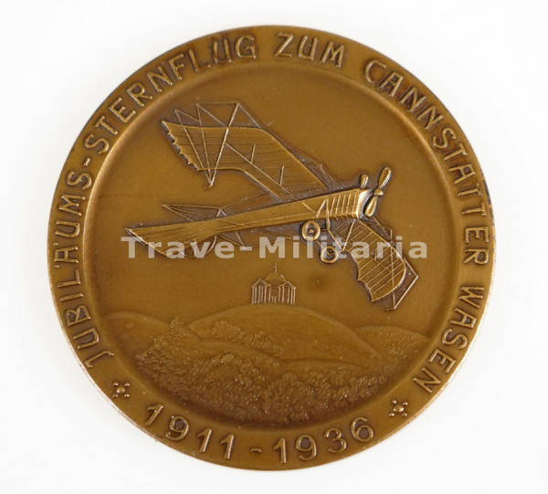 DLV Ortsgruppe Stuttgart Medaille Jubiläums-Sternflug zum Cannstatter Wasen