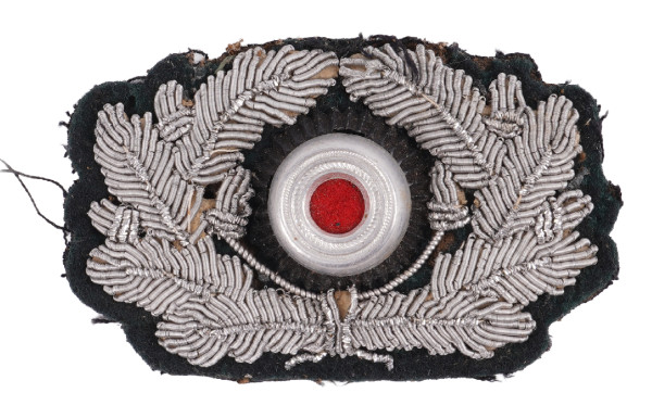 Wehrmacht Heer Eichenlaubkranz mit Kokarde für die Offiziersschirmmütze