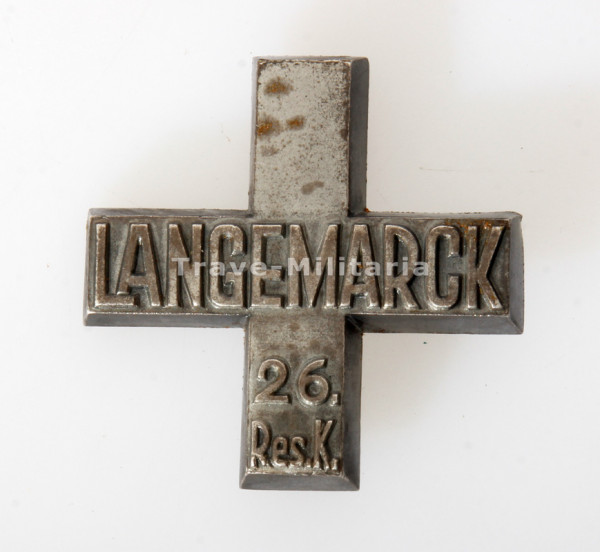 Langemarck- Kreuz des 26. Reserve-Korps