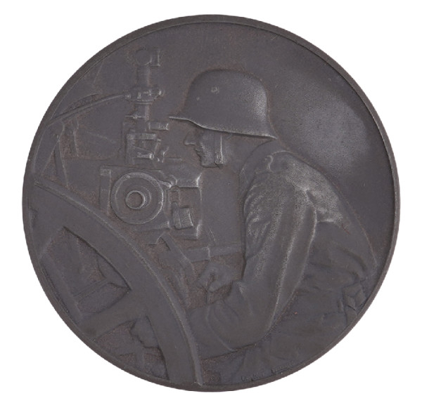 Wehrmacht Heer Preisrichten - Medaille 1. Preis 22. Artl. - Regt. 2. Batterie 1936