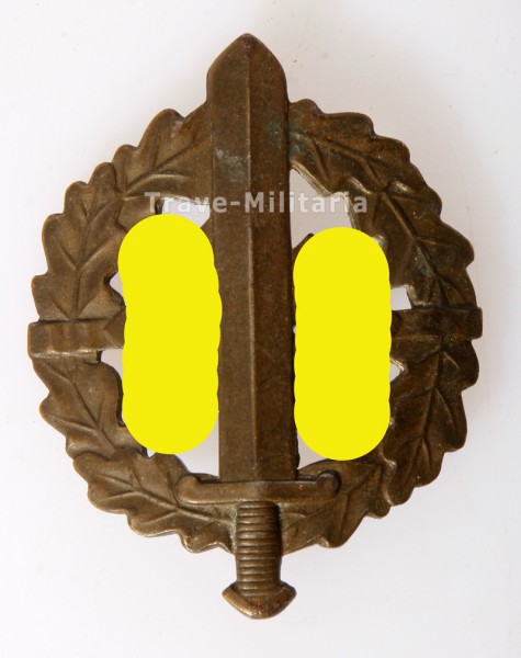 SA-Sportabzeichen in Bronze mit Matrikelnummer 625620