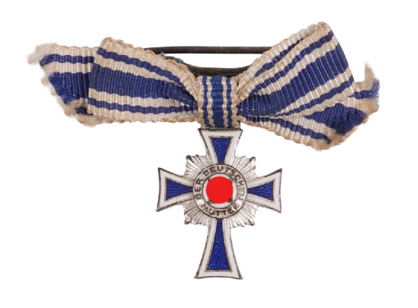 Miniatur Ehrenkreuz der Deutschen Mutter in Silber