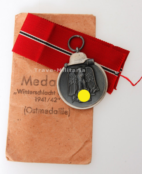 Medaille Winterschlacht im Osten 1941/42 mit Tüte