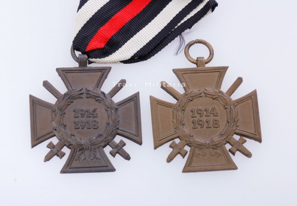 2 Ehrenkreuze für Frontkämpfer