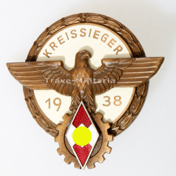 Ehrenzeichen Kreissieger im Reichsberufswettkampf 1938