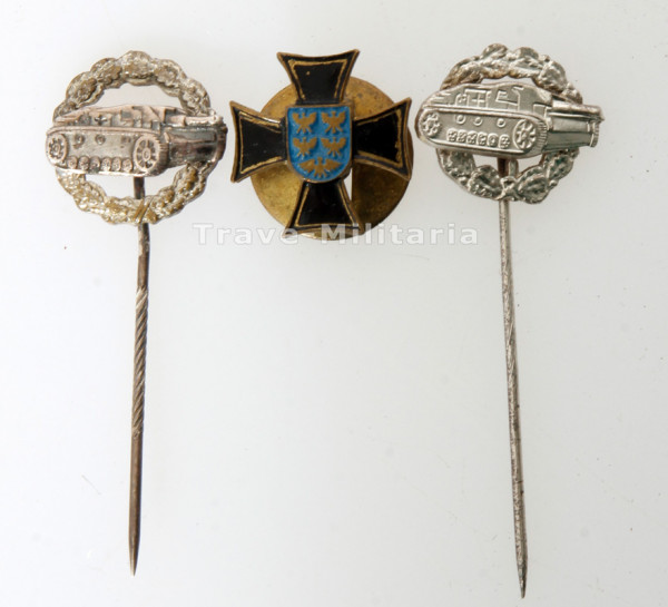 3 Abzeichen aus Sturmartillerie Nachlass Wilhelm Schrader- Rottmers