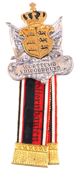 Württemberger Kriegerbund Mitgliedsabzeichen Kriegerverein Mil. Ver. Dotternhausen