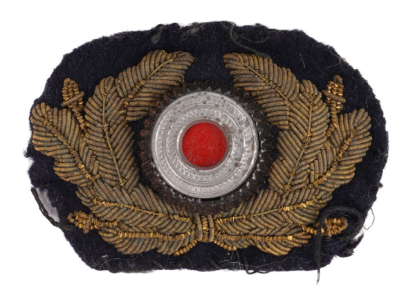 Reichsmarine Eichenlaub mit Kokarde für die Schirmmütze