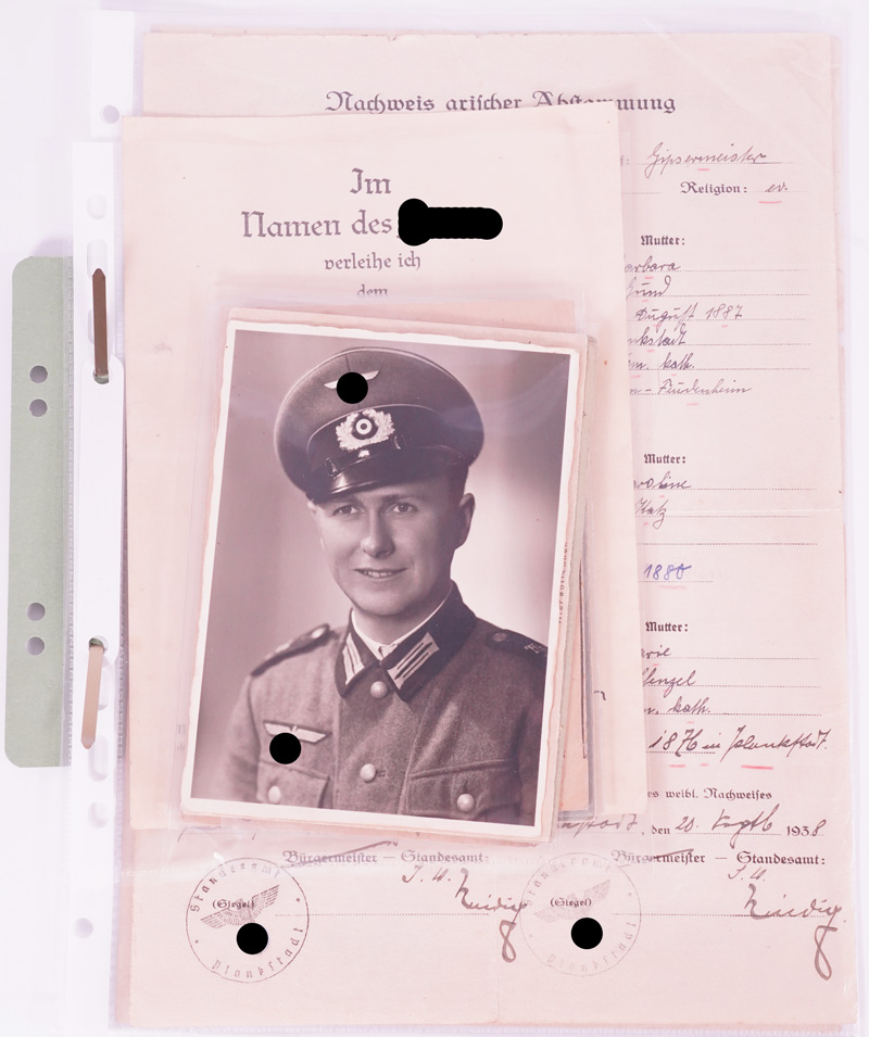 Papiere Boxheimer M.G.Btl. 10 | Archiv | Trave Militaria - Orden und ...