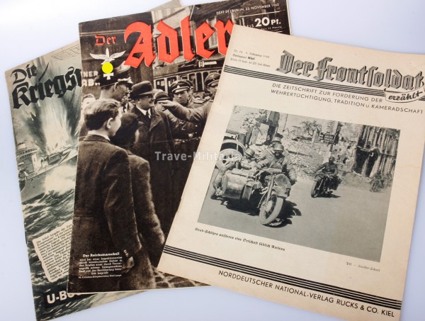 3 Zeitschriften 2. Weltkrieg