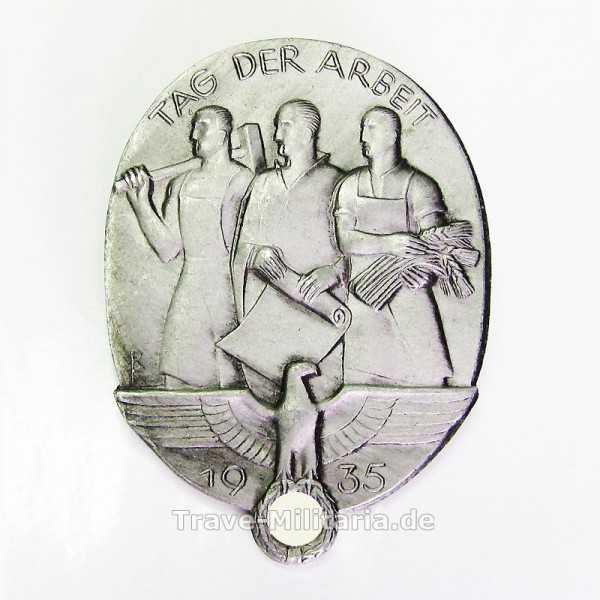 Kleinabzeichen Tag der Arbeit 1935