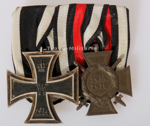 2er Ordensspange 1. Weltkrieg Eisernes Kreuz