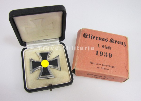 TOP Set Eisernes Kreuz 1. Klasse im Etui und Umkarton Steinhauer