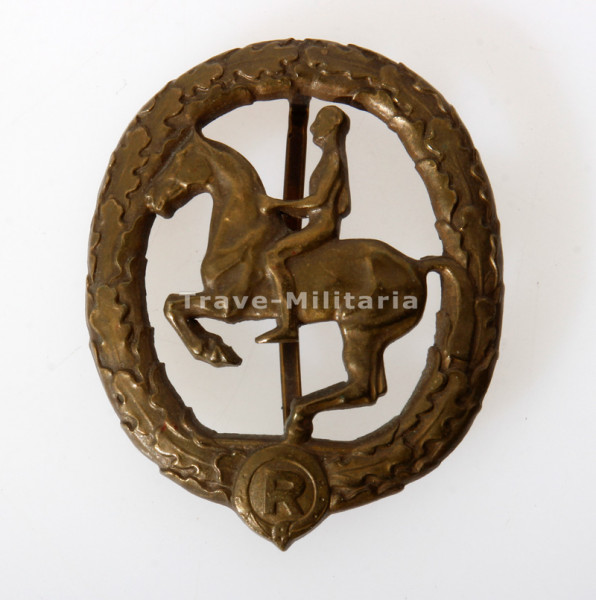 Deutsches Reiterabzeichen in Bronze 1930