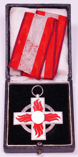 Reichsfeuerwehr Ehrenzeichen 2.Klasse im Etui