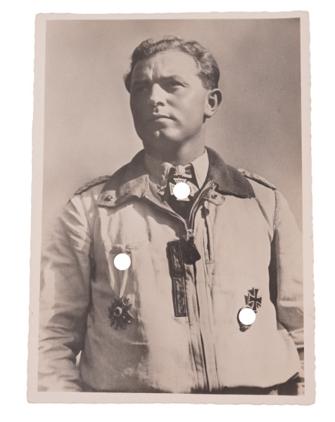 Postkartenfoto Oberstleutnant Oesau