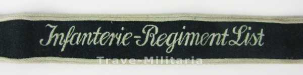Ärmelstreifen Infanterie Regiment List 