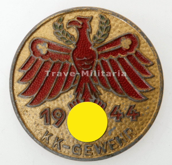Tiroler Landesschützenabzeichen Gauleistungsabzeichen 1944 in Gold