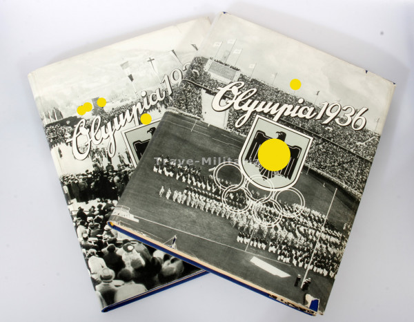 Konvolut - Zigarettenbildalbum "Olympia 1936" - Band 1 und 2