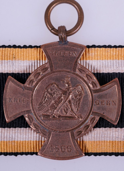 Preußen Erinnerungskreuz Treuen Kriegern 1866