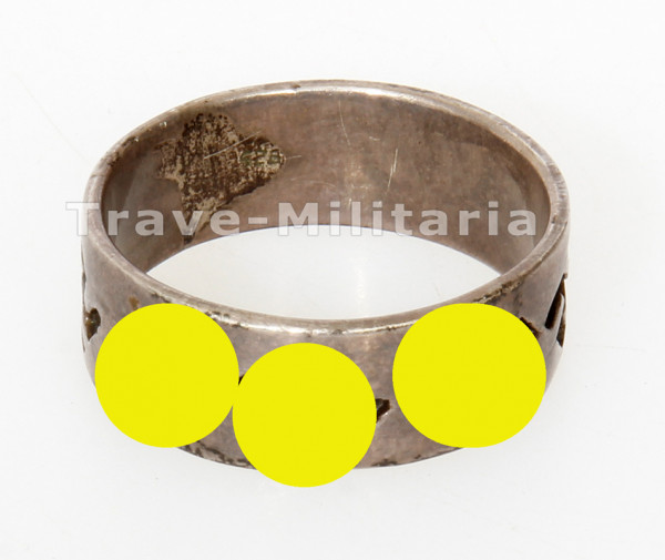 Patriotischer Ring ,,umlaufende Hakenkreuze"