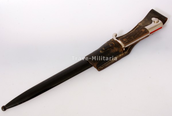 Extra Seitengewehr mit Hirschhorn Griffschalen